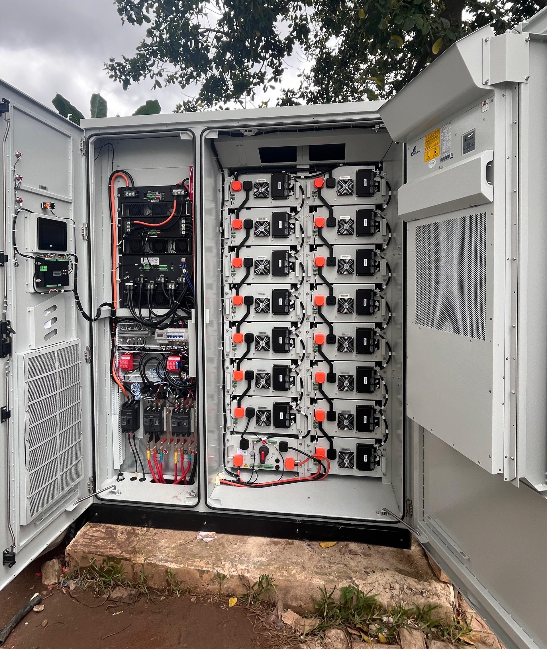 Interior View of Foresolar Inverters With Battery Capacity